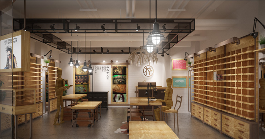 杭州品牌眼鏡店裝修實景效果圖，杭州城西眼鏡店裝修設(shè)計案例分享，杭州專業(yè)眼鏡店裝修方案，杭州正規(guī)眼鏡店裝修裝潢品牌公司，杭州大型眼鏡店裝修設(shè)計展示