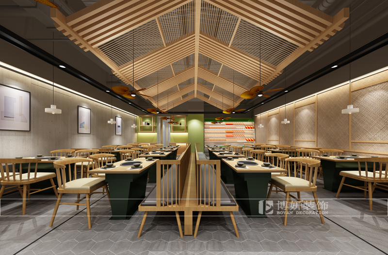 杭州麻辣燙店裝修,杭州麻辣燙店設計,杭州裝修公司,杭州小吃店裝修